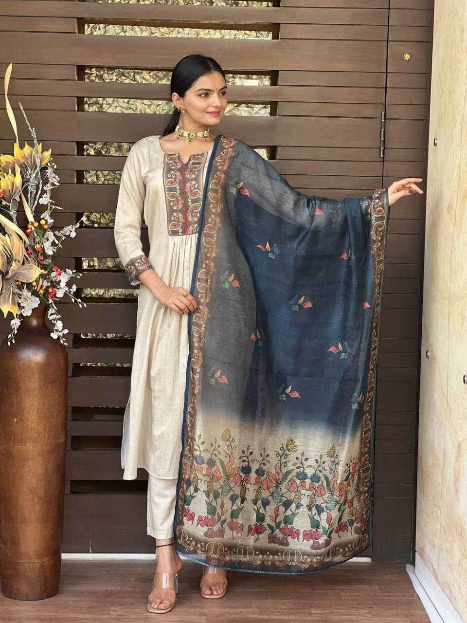 Heavy Roman Silk Kurtis - MYLUXURY LANE ENTERPRISE